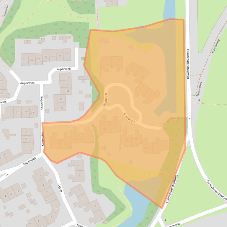 Kaart van postcodegebied 7423ED.