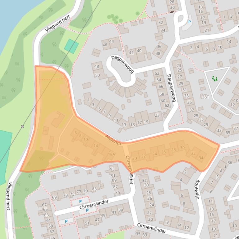 Kaart van postcodegebied 7423GA.