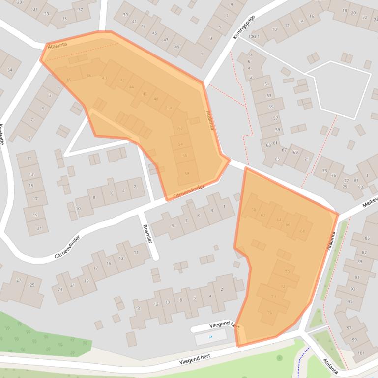 Kaart van postcodegebied 7423GB.