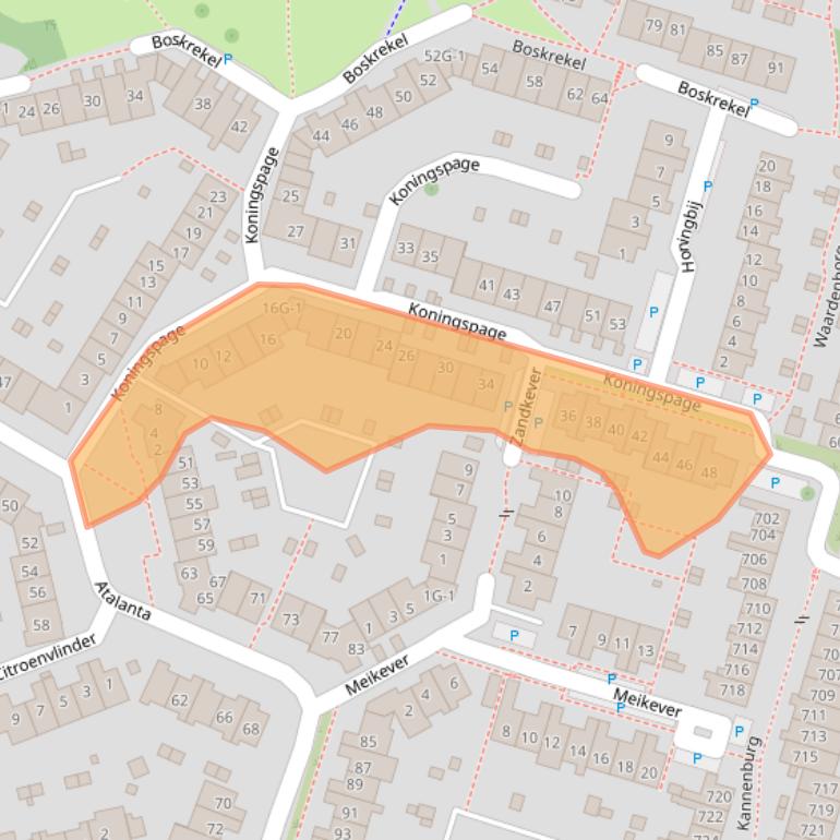 Kaart van postcodegebied 7423GR.