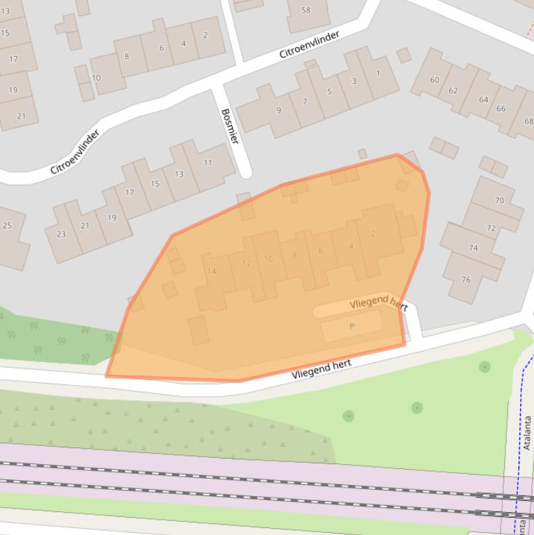 Kaart van postcodegebied 7423GX.