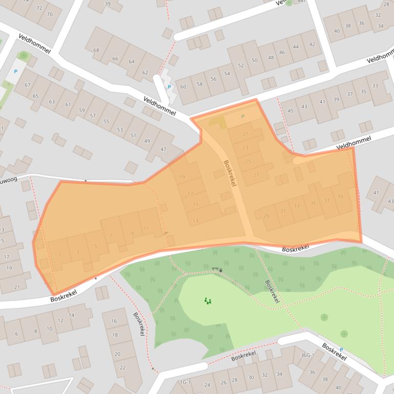 Kaart van postcodegebied 7423HA.