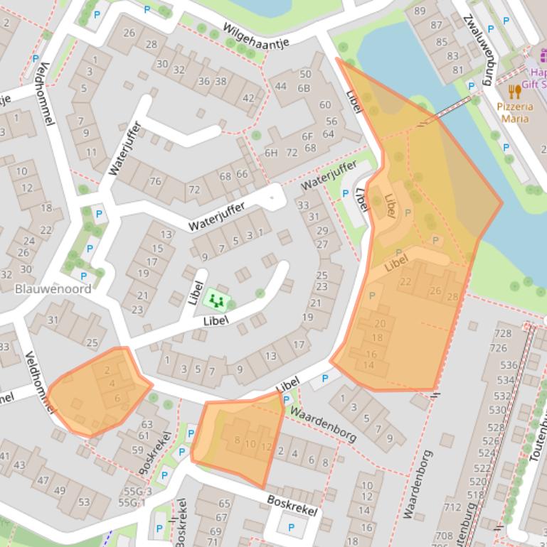 Kaart van postcodegebied 7423HG.