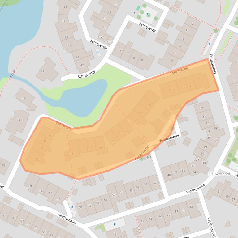Kaart van postcodegebied 7423HS.