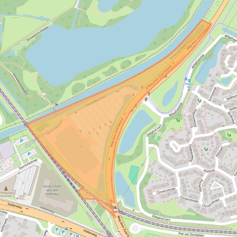 Kaart van postcodegebied 7423HW.