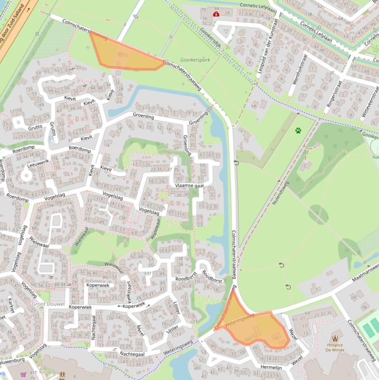 Kaart van postcodegebied 7423RG.