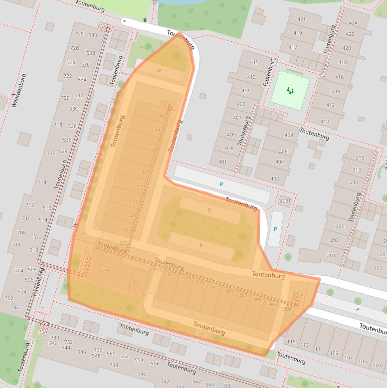 Kaart van postcodegebied 7423XC.