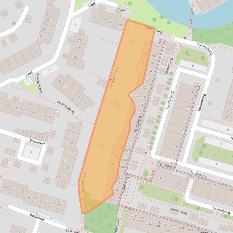 Kaart van postcodegebied 7423XK.