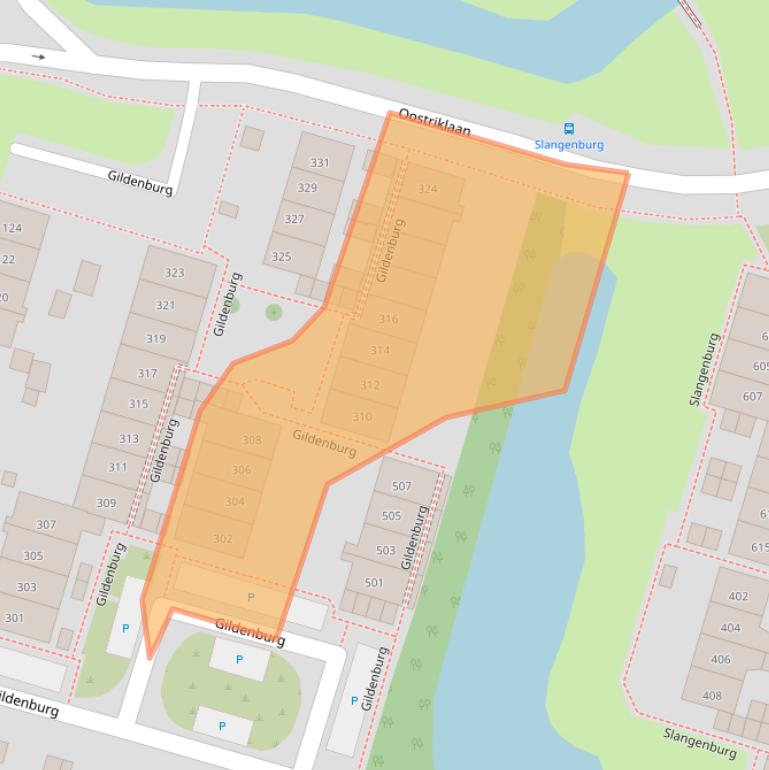 Kaart van postcodegebied 7423ZH.