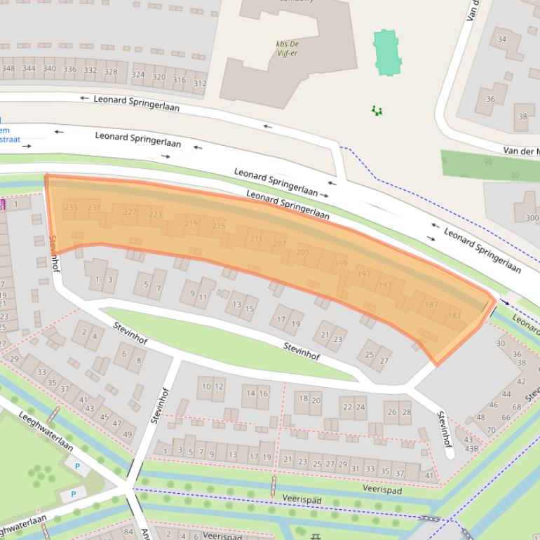 Kaart van postcodegebied 7424AA.