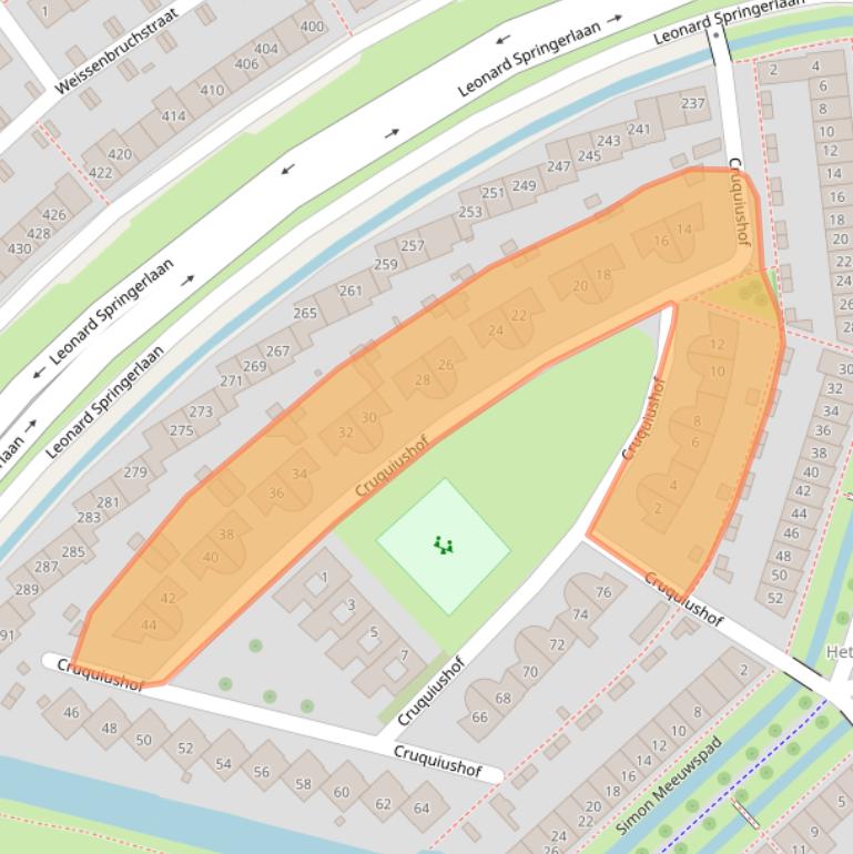 Kaart van postcodegebied 7424AV.