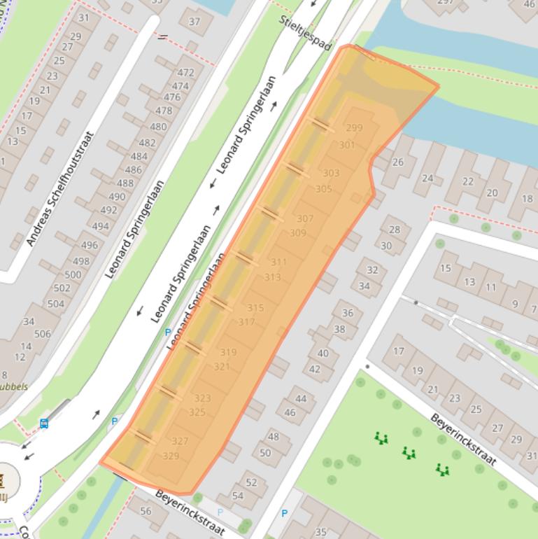 Kaart van postcodegebied 7424BA.