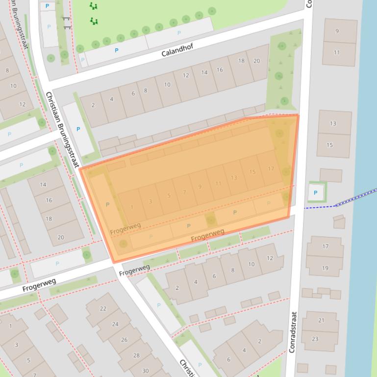 Kaart van postcodegebied 7424BP.