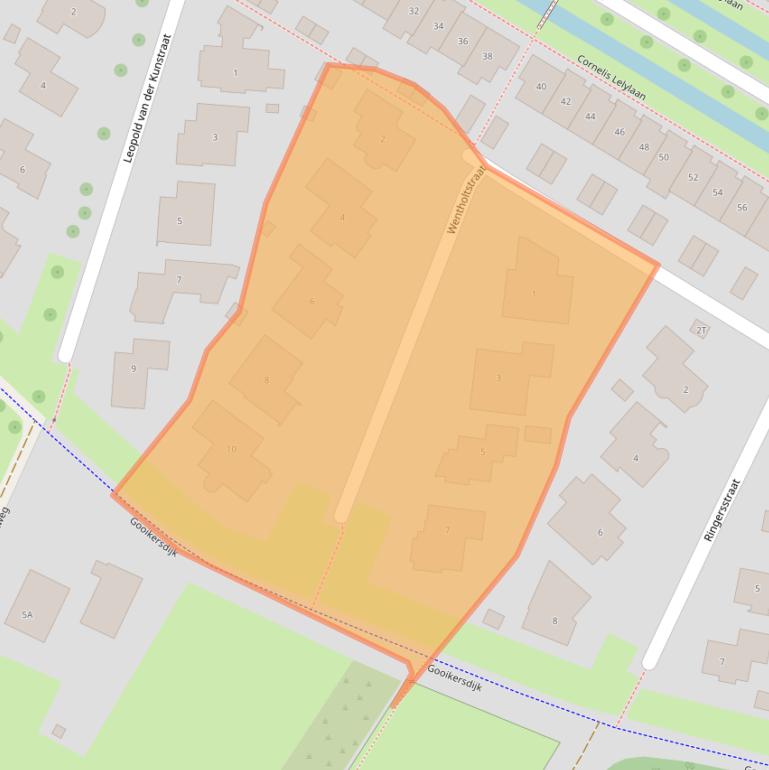 Kaart van postcodegebied 7424CL.