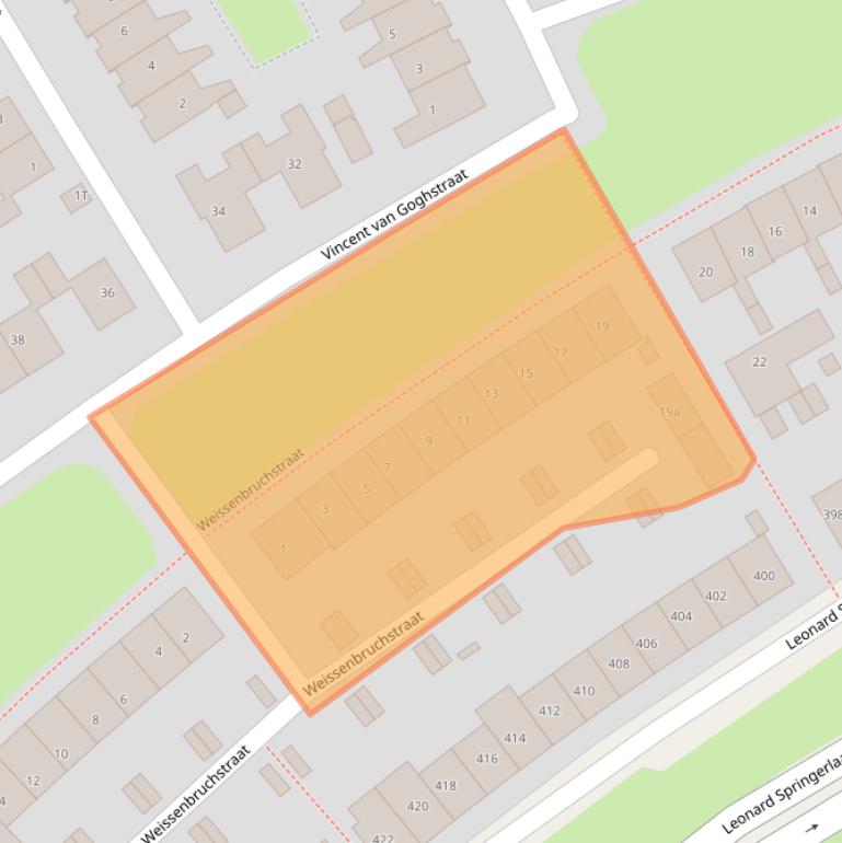 Kaart van postcodegebied 7424EC.