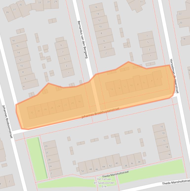 Kaart van postcodegebied 7424GT.
