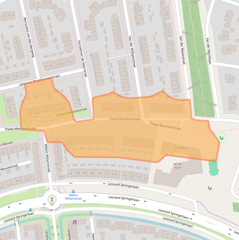 Kaart van postcodegebied 7424GX.