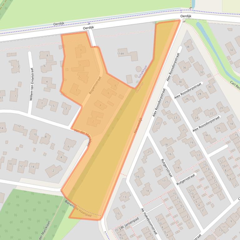 Kaart van postcodegebied 7424HD.