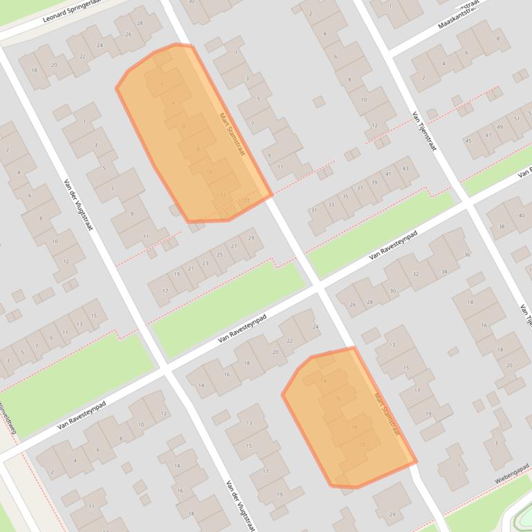 Kaart van postcodegebied 7425AK.