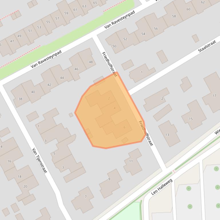 Kaart van postcodegebied 7425AN.