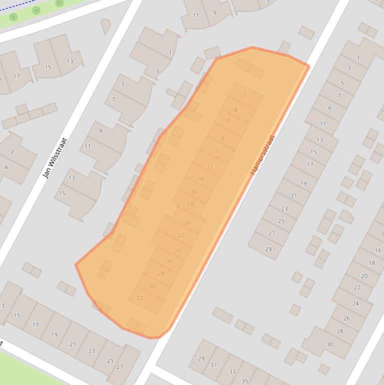 Kaart van postcodegebied 7425BG.