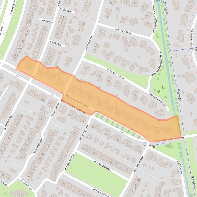 Kaart van postcodegebied 7425CD.
