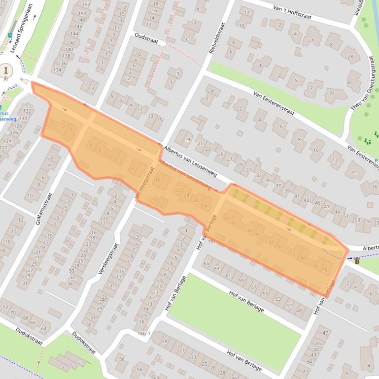 Kaart van postcodegebied 7425CE.