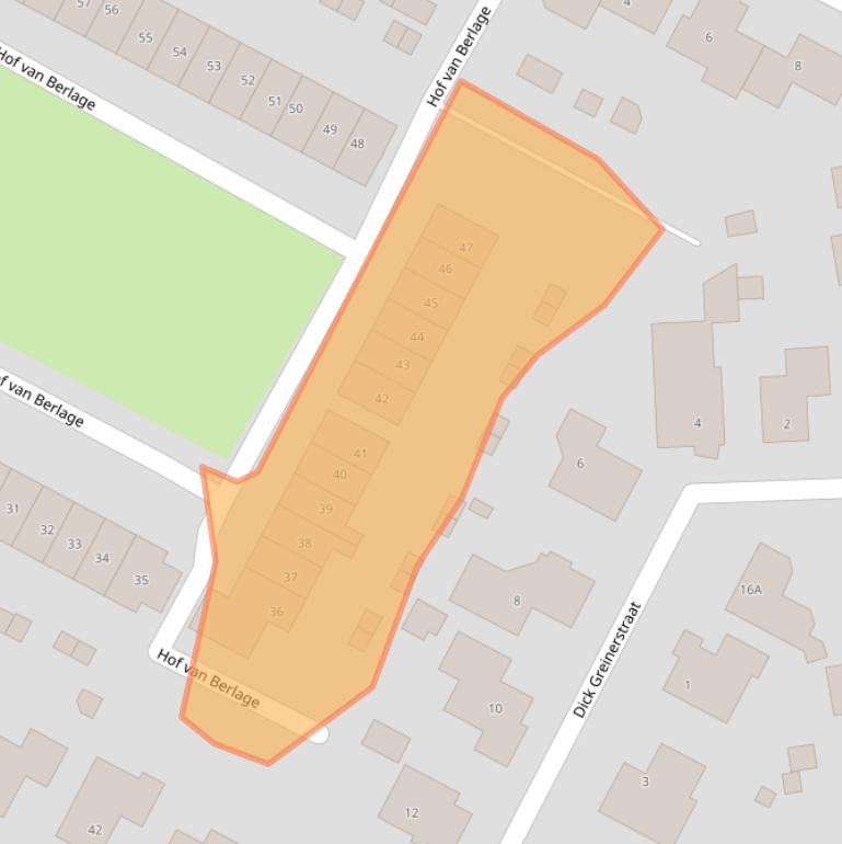 Kaart van postcodegebied 7425CM.