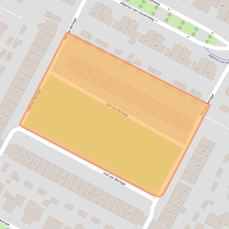 Kaart van postcodegebied 7425CN.