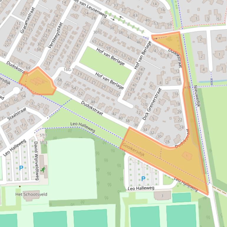 Kaart van postcodegebied 7425CP.