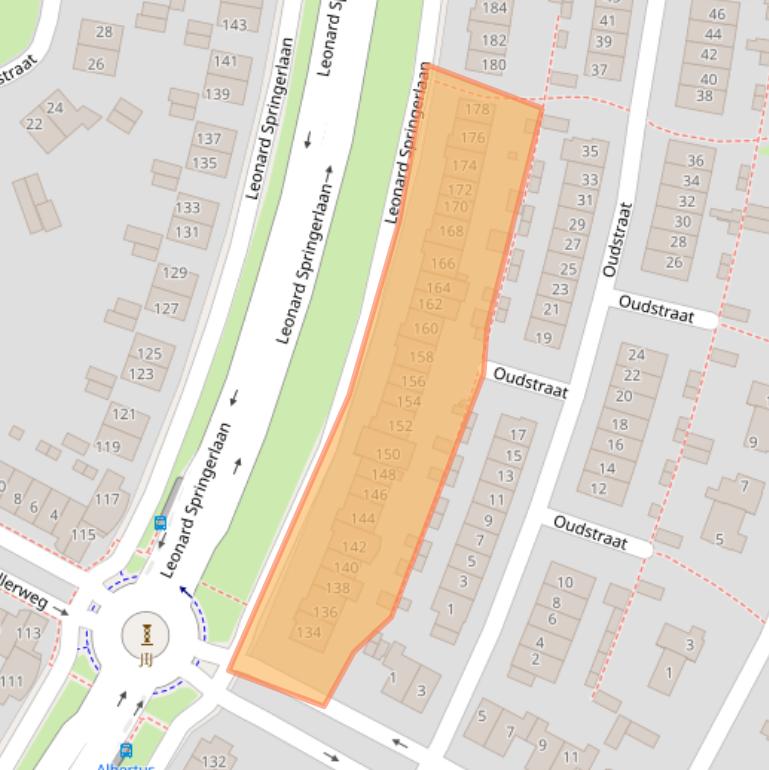 Kaart van postcodegebied 7425EA.