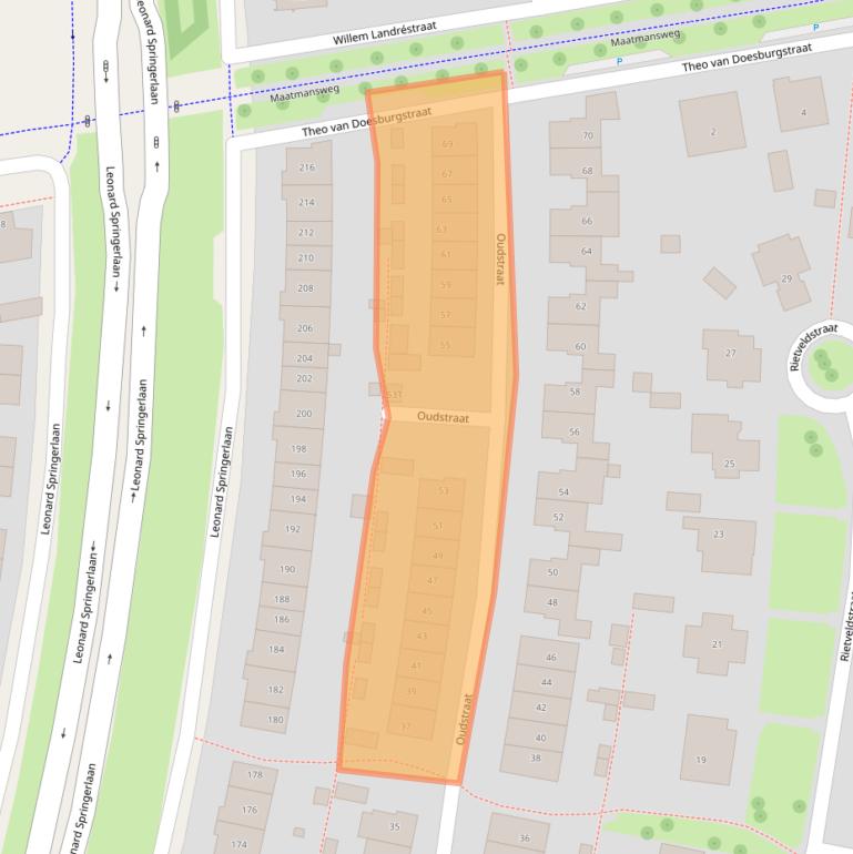 Kaart van postcodegebied 7425ED.