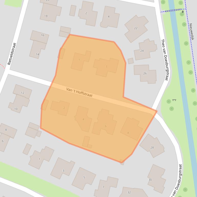 Kaart van postcodegebied 7425EM.