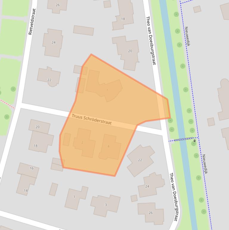 Kaart van postcodegebied 7425EN.