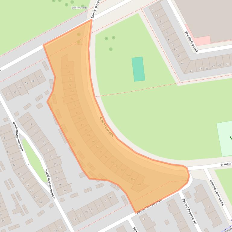 Kaart van postcodegebied 7425GE.