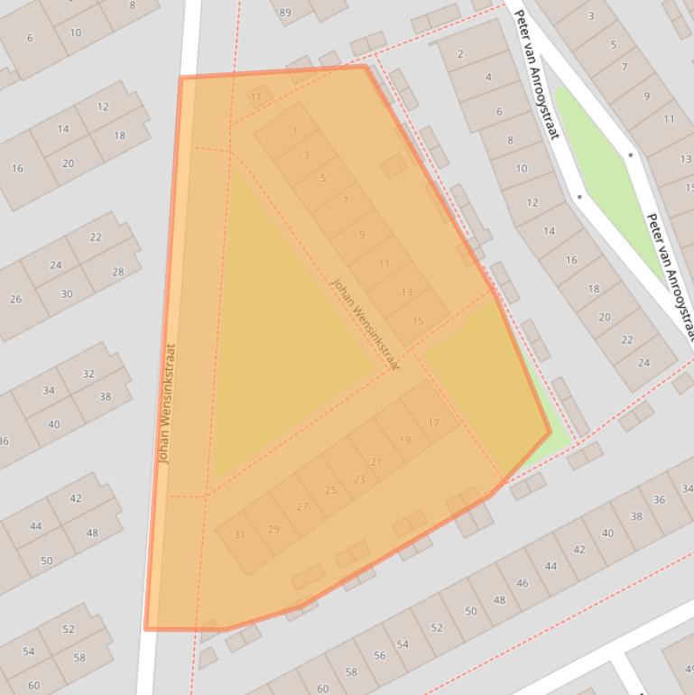 Kaart van postcodegebied 7425GP.