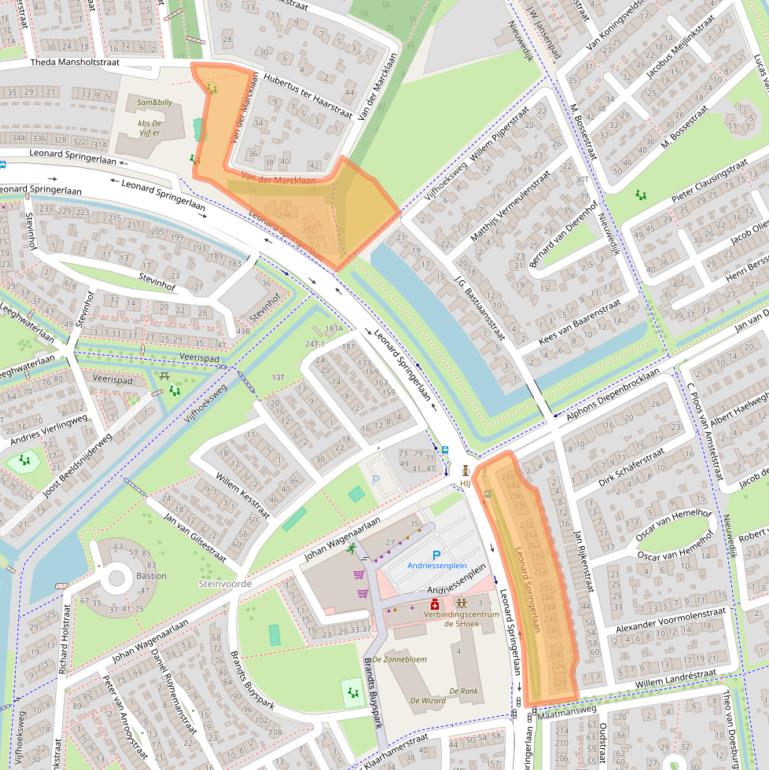 Kaart van postcodegebied 7425HA.