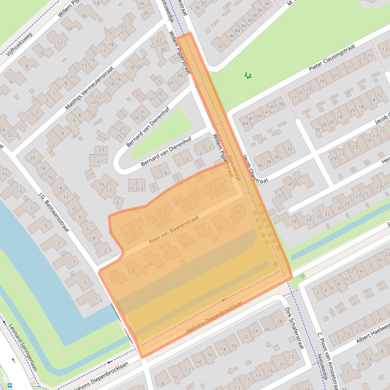 Kaart van postcodegebied 7425HM.