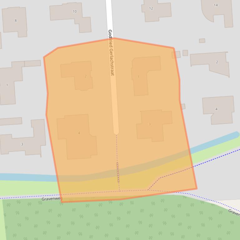 Kaart van postcodegebied 7425NL.