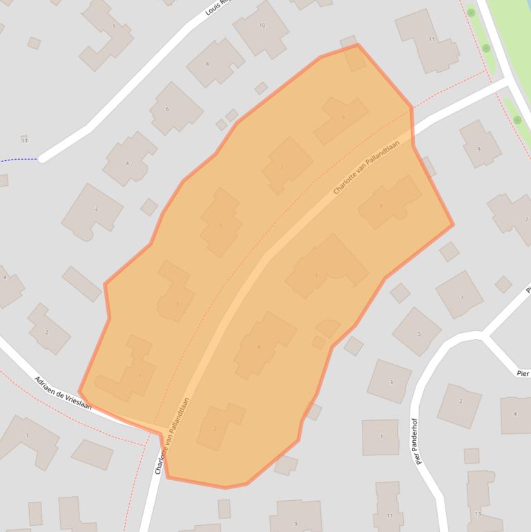 Kaart van postcodegebied 7425NP.