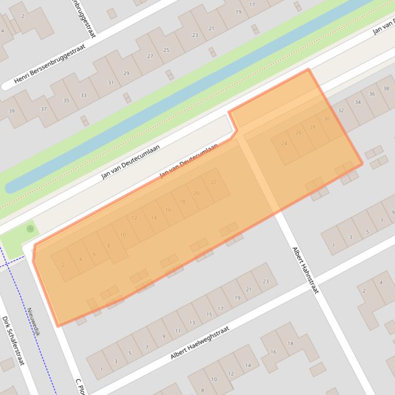Kaart van postcodegebied 7425PD.