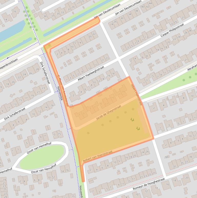 Kaart van postcodegebied 7425PH.