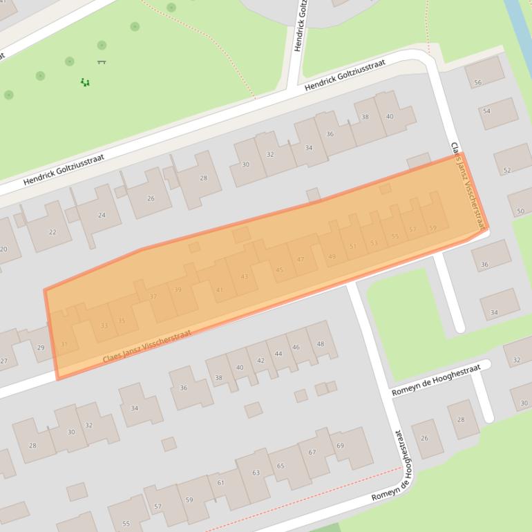 Kaart van postcodegebied 7425PM.