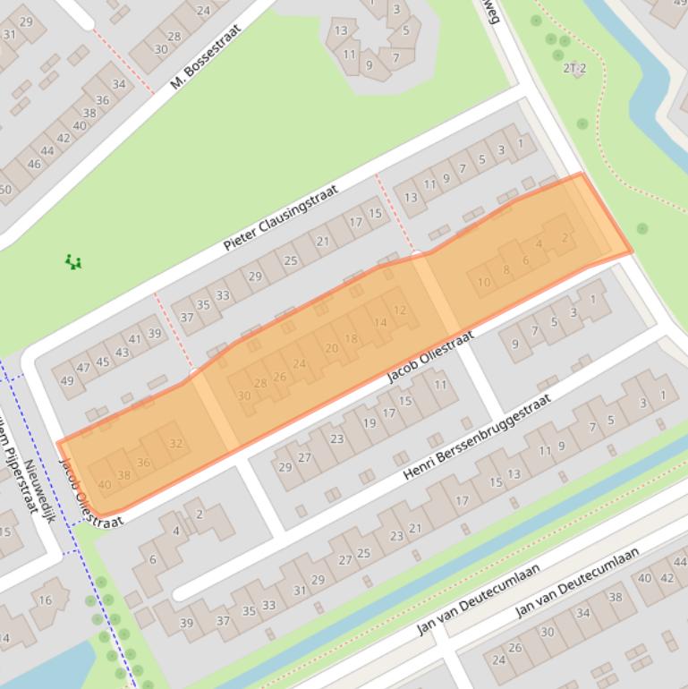 Kaart van postcodegebied 7425SH.