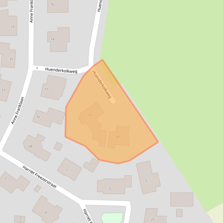 Kaart van postcodegebied 7427RH.