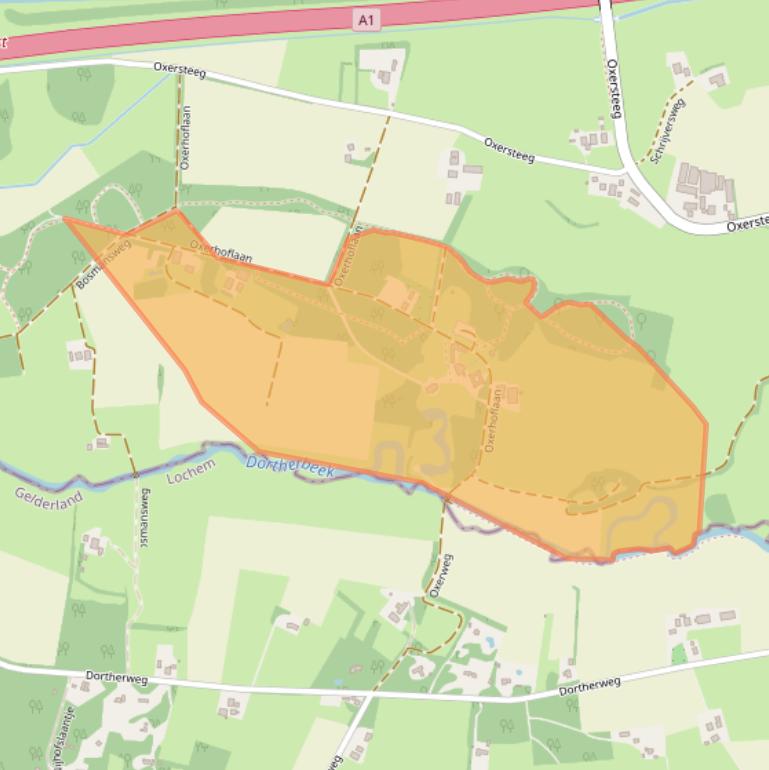 Kaart van postcodegebied 7428MB.