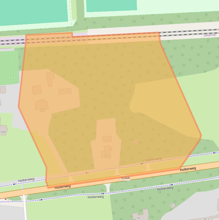 Kaart van postcodegebied 7429AG.