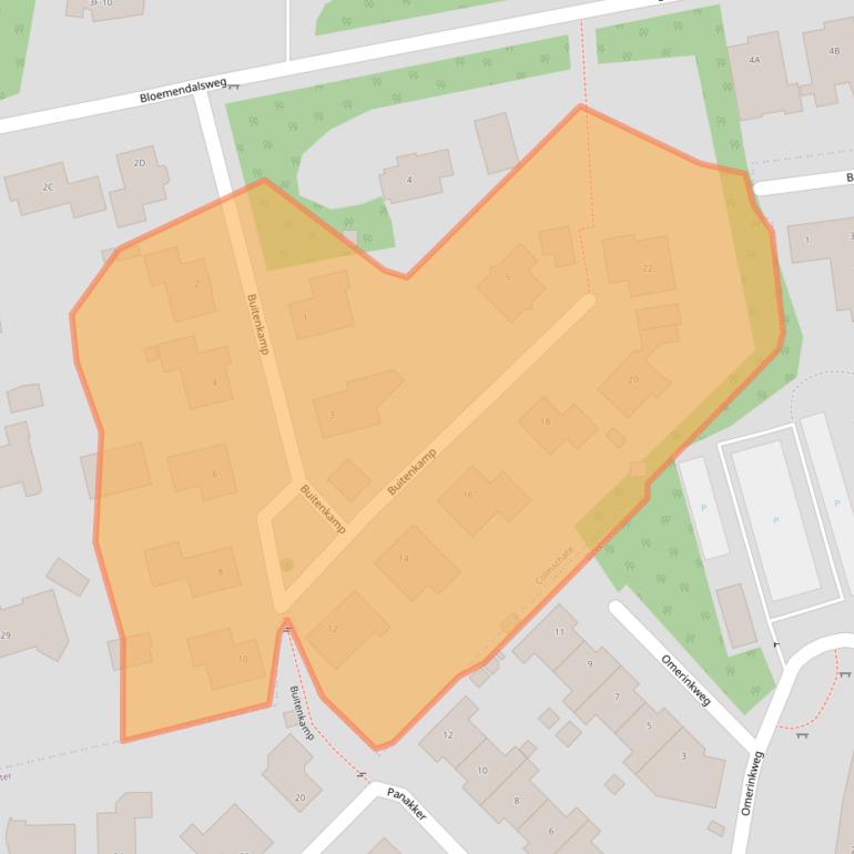 Kaart van postcodegebied 7429AV.