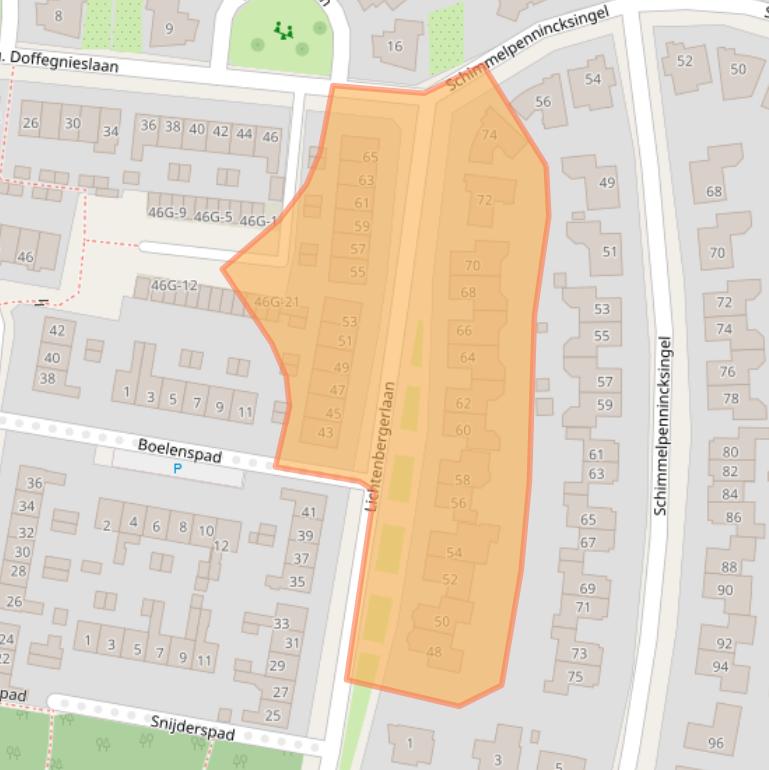 Kaart van postcodegebied 7431AL.