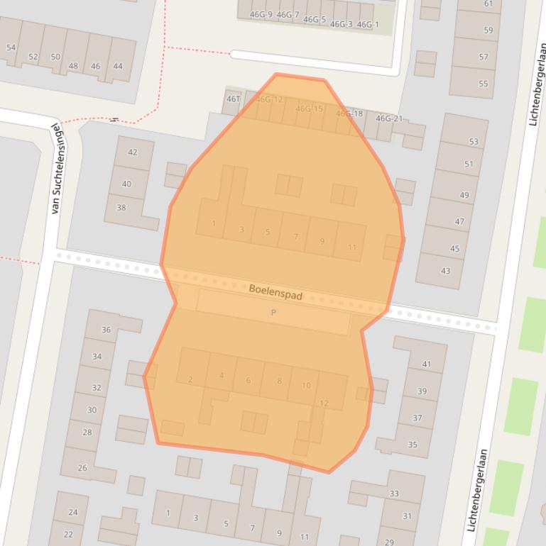 Kaart van postcodegebied 7431AN.